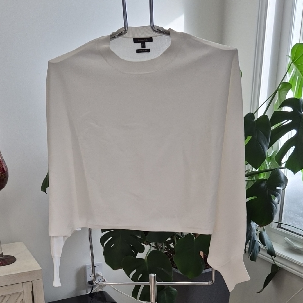 Massimo Dutti Cream Women's Sweatshirt
